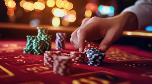 Microgaming live-dealer blackjack studio with HD camera setup